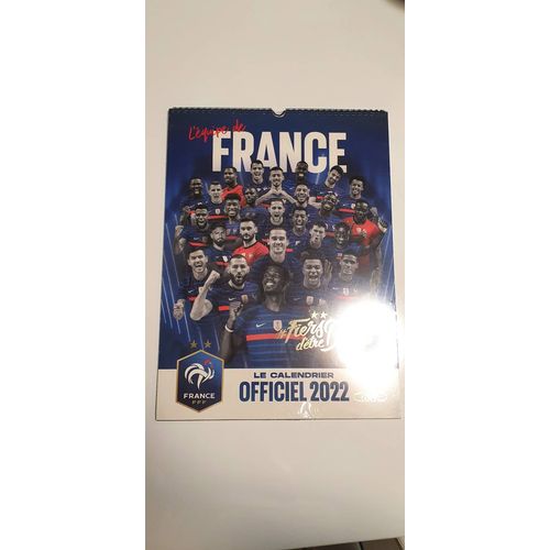 Calendrier Équipe De France 2022 Neuf