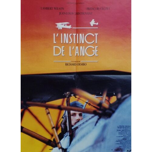L'instinct De L'ange - Affiche Originale De Cinéma - Format 60x80 Cm - Un Film De Richard Dembo Avec Lambert Wilson, François Cluzet, Jean-Louis Trintignant, Hélène Vincent - Année 1992