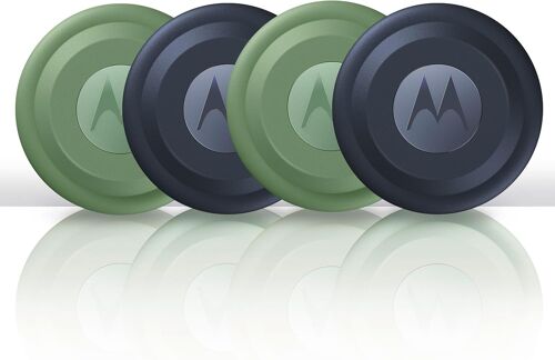 VornixorSarlshop-Smart Tag x4-Pack (x2 Jade Green + x2 Midnight Bleu), Jusqu¿à 1 an d'autonomie, Résistance à l¿Eau Jusqu¿à 1m de Profondeur, Portée Ultra Wide Band Jusqu¿à 35 mètres
