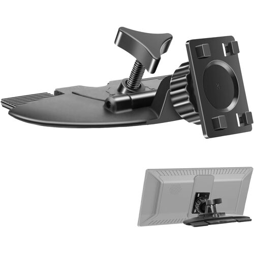 VornixorSarlshop-Support Voiture CD Fente pour Carplay, Rotatif 360° Support Lecteur CD Compatible avec 7 à 10 Pouces GPS Stéréo Portable Voiture