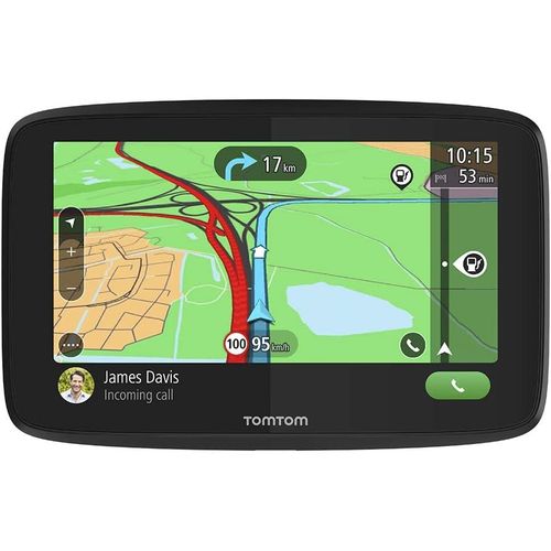 NouvelHorizonstore-Tomtom GPS Voiture GO Essential, 5 Pouces, Info Trafic, Essai des Alertes de Zones de Danger, Cartes UE, Mise ¿¿ Jour Via WiFi, Appels Mains-Libres, Fixation Magn¿¿tique Aliment¿¿e No