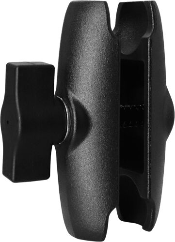 MEVRONISSHOP-Bras à double douille en aluminium de 9 cm, compatible avec les supports RAM de taille B, accessoires à boule de 1"", bras de support à billes pour boule standard de 25 mm