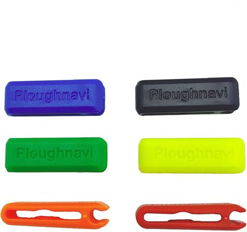 MEVRONISSHOP-Clips d'Antenne pour Colliers Garmin, Pack de 6 Multicolores, Compatible T20, TT25, T5, TT10, TT15, DC50