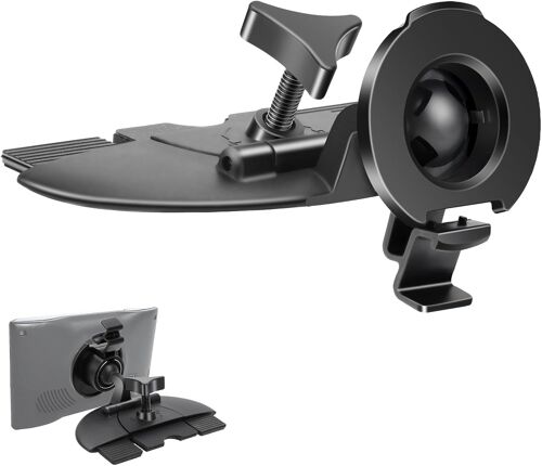 VornixorSarlshop-Support de fente CD pour GPS - Rotation à 360° - Support de voiture compatible avec Garmin Navi Series 3,5-7
