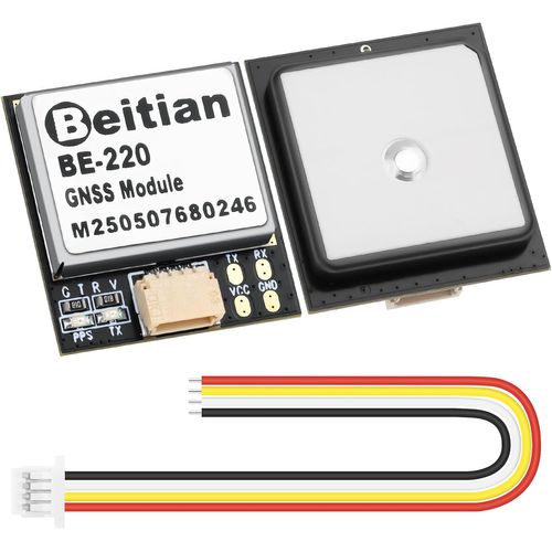 Nouvelhorizonstore-Be-220 Module Gps Ttl Dual Gps Avec Flash, R¿¿Cepteur Gnss Haute Sensibilit¿¿, Faible Consommation D'¿¿Nergie, Suivi D'actifs, Prend En Charge Gps, Glonass, Galileo Pour Drones Rc Ar