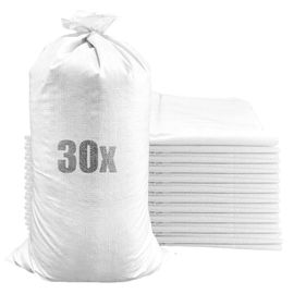 NouvelHorizonstore-30 Pièces Sac à Gravats, 65 x 105 cm Sac Gravat, Sacs a Gravats en Polypropylène pour le Chantier, Gravier, Sable, Feuilles
