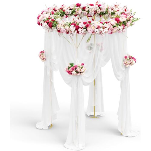 Mevronisshop-Support D'arc À Ballons Doré Géant | 260cm Hauteur, 150cm Diamètre | Pour Mariage Élégant, Anniversaire & Fêtes | Stable Et Facile À Assembler