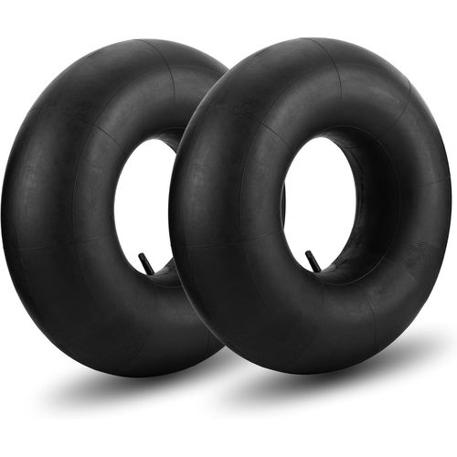 NouvelHorizonstore-18x8.5/9.5-8 Chambres à air de Roue Brouette, 2 Pièces Tubes Intérieurs de Remplacement avec Valve Droite pour Tondeuse à Gazon, Tracteur à pelouse, VTT Quad 4 Roues, Go Karts, etc
