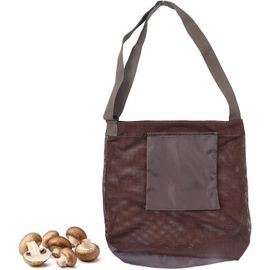 NouvelHorizonstore-Sac De Chasse Aux Champignons, De Cueillette De Fruits Pliable en Maille - Grande Capacité Pour Récolte Et Recherche De Nourriture, 42x45cm