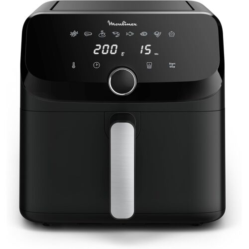 Ulteronixshop-Easy Fry Mega, Air Fryer Compact, Mono Tiroir 7.5 L, Jusqu¿À 8 Personnes, 8 Programmes, Noir Ez8558f0