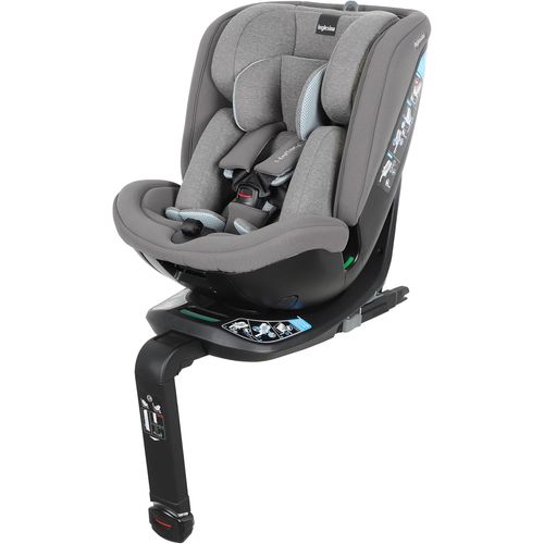 Nouvelhorizonstore-Halley Pro, Noir, Siège Auto Pivotant 360° Isofix, De 0 À 12 Ans (40-150 Cm), Inclinable Et Respirant, Homologué Ece R129/03
