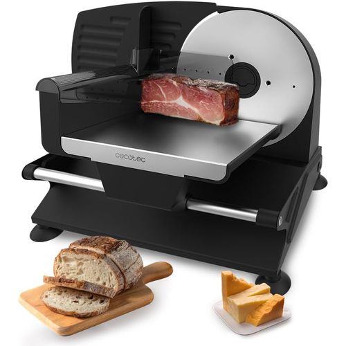 NouvelHorizonstore-Trancheuse en acier Rock'nCut Shuriken Steel. 200 W, Disque de 190 mm de diamètre, Système de réglage progressif, Précision maximale d'épaisseur de 0 à 15 mm, Lame en acier inoxyda