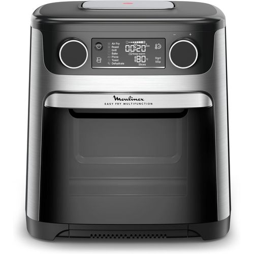 NouvelHorizonstore-Easy Fry air fryer, multicuiseur et four, 15 L, 9 programmes, friteuse sans huile, 3 niveaux de cuisson, compact, extra crisp, noir, AL556DF0, Acier Inoxydable