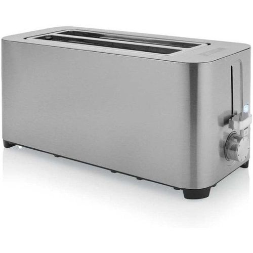NouvelHorizonstore-Grille-pain Steel Toaster 2 Long Slot - 1 050 W - Fonctions décongélation, annulation, réchauffage - Support à viennoiseries