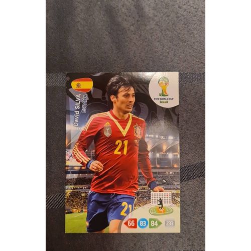 Carte David Silva Adrenalyn Fifa World Cup Brasil