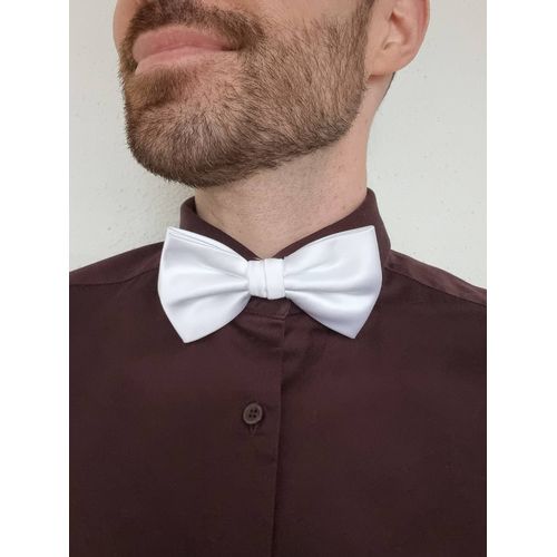 Noeud Papillon Blanc Satiné Jamais Porté