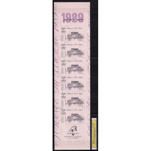 Carnet Année 1989. Journée Du Timbre. Y & T 3503