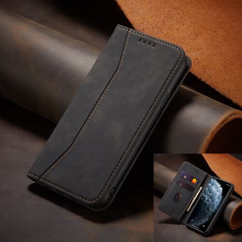 Coque pour Sony Xperia 1 Vii,Etui Protection Housse En Cuir Pu [Porte Cartes],Antichoc Portefeuille Étui À Rabat Flip Case Pour Sony Xperia 1 Vii - Noir