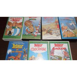 Lot De 7 K7 Vhs Astérix: A Le Gaulois, Le Coup De Menhir, Les Bretons, Les Indiens, La Surprise De César, Les 12 Travaux, Cléopâtre