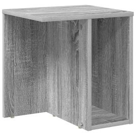 Vidaxl Table D'appoint Gris Sonoma 37 X 32 X 40 Cm Bois D'ingénierie