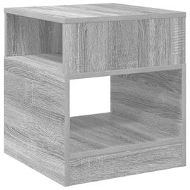 Vidaxl Table D'appoint Gris Sonoma 40,5 X 40 X 45 Cm Bois D'ingénierie