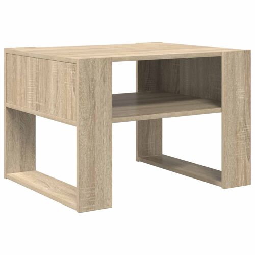 vidaXL Table basse Chêne Sonoma 66 x 53 x 45 cm Bois d'ingénierie