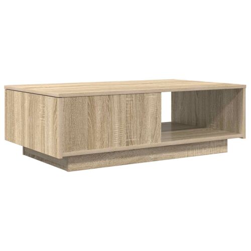 vidaXL Table basse Chêne Sonoma 95 x 55 x 31 cm Bois d'ingénierie