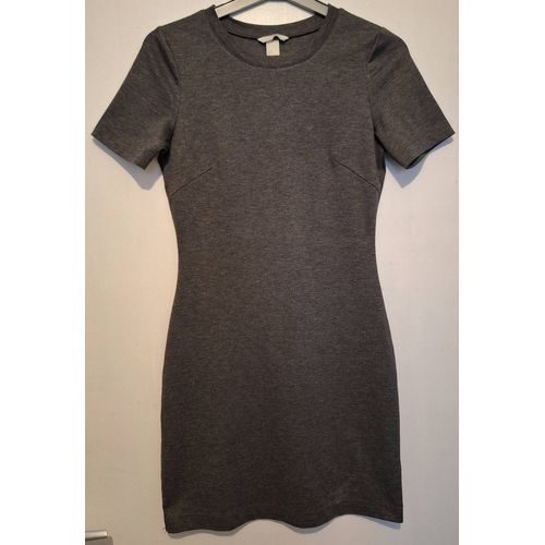 Robe Simple Gris Uni