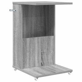 Vidaxl Table D'appoint Gris Sonoma 40 X 35 X 60 Cm Bois D'ingénierie