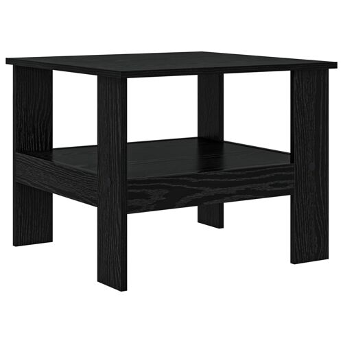 vidaXL Table basse Chêne noir 57 x 55 x 45 cm Bois d'ingénierie