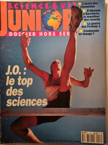 Science & Vie Junior. Hors Série N° 8. 1992.  J.O. : Le Top Des Sciences