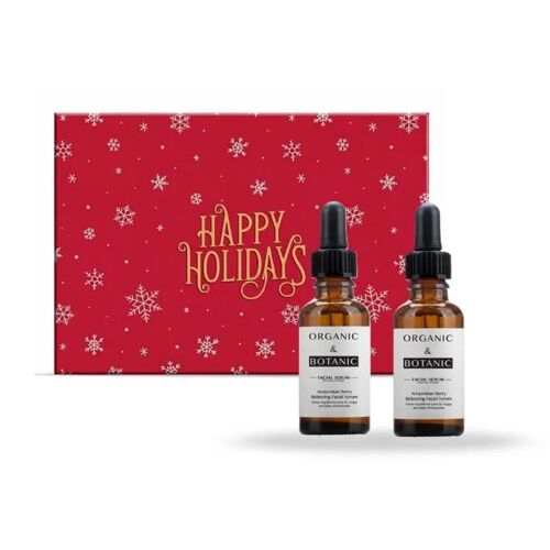 Organic & Botanic Kit Duo De Sérum Visage Équilibrant Aux Baies Amazoniennes 
