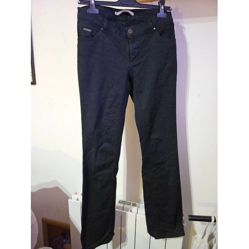 Pantalon Jean Noir Zara Woman 36