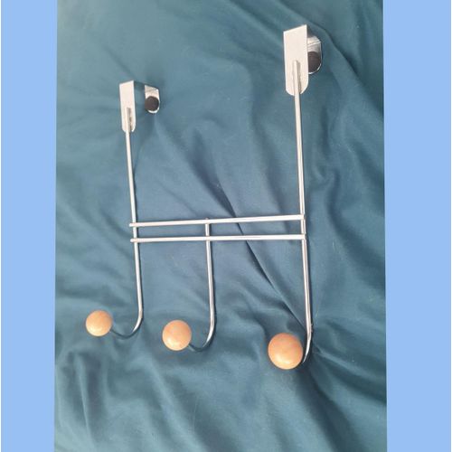 Patère en inox à 3 crochets