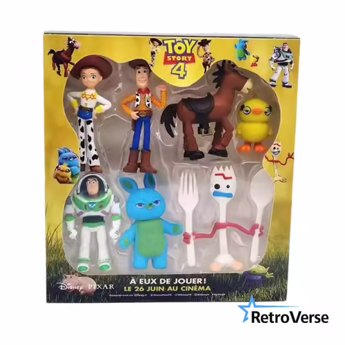 Coffret 7 Jouets Toy Story 4 Disney Pixar Buzz l¿Éclair Woody Figurines