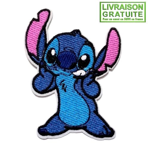 Patch Écusson Lilo Et Stitch (Réf 1b) - Thermocollant