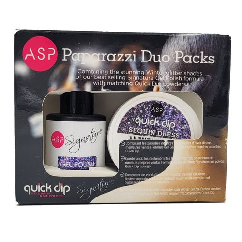 Asp - Kit Duo Paparazzi - Quick Dip & Signature - Sequin Dress
