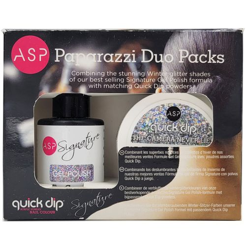Asp - Kit Duo Paparazzi - Quick Dip & Signature - The Camera Never Lies
