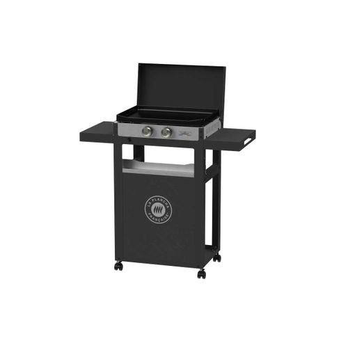 Plancha Française gaz 250 Duo Edition sur chariot ¿ Le Marquier