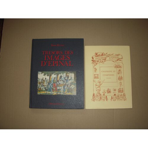 Trésors Des Images DÉpinal + Chansons Et Comptines Lot 2 Livres