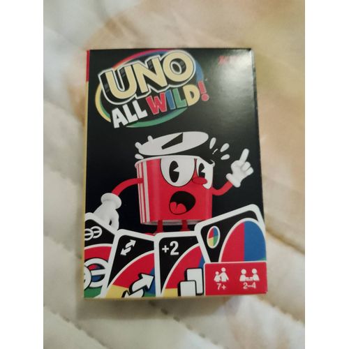 Jeu De Cartes Coloré Uno All Wild.