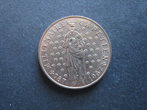 Pièce De Monnaie France 10 Fr. Commémorative - Millénaire Capétien 987-1987