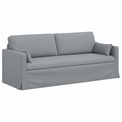 vidaXL Canapé Gris clair 198 x 78 x 80 cm Mét¿¿
