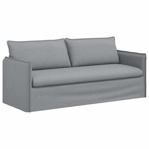 vidaXL Canapé Gris clair 195 x 82 x 85 cm Mét¿¿