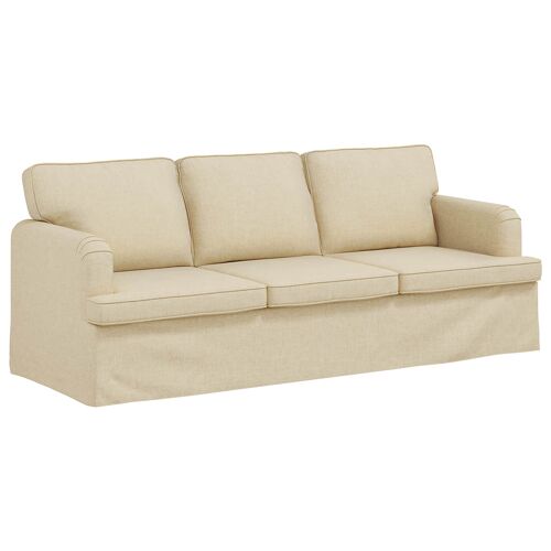 Vidaxl Canapé Crème 142 X 80 X 85 Cm Mét¿¿