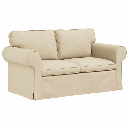 Vidaxl Canapé Crème 215 X 82 X 80 Cm Mét¿¿