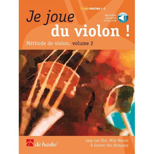 Wim Meuris : Je Joue Du Violon ! Vol. 2 Méthode De Violon - Recueil Avec Support(S) En Ligne Violon 9790035248294 Dhp 1074267-404 9789043162593
