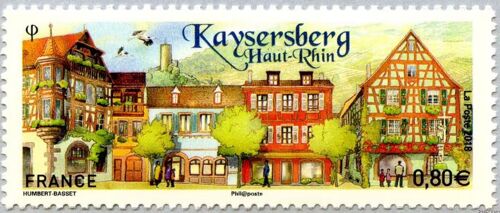 France 2018, Très Beau Timbre Neuf** Luxe Yvert 5243, Kaysersberg - Haut-Rhin, « Le Village Préféré Des Français » En 2017.
