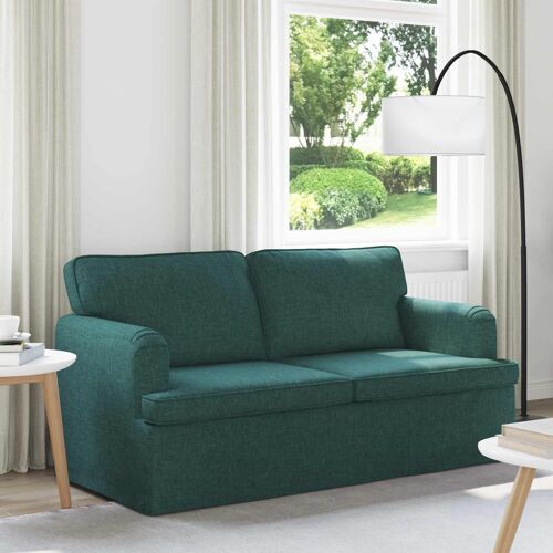 vidaXL Canapé Vert foncé 142 x 80 x 85 cm Mét¿¿