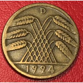 10 Reichspfennig - 1924 D - Allemagne